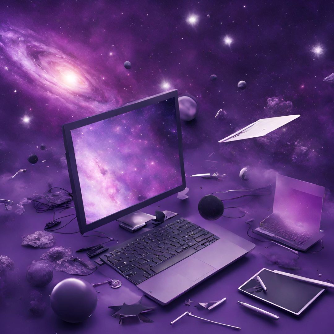 The Purple Aesthetic of Space