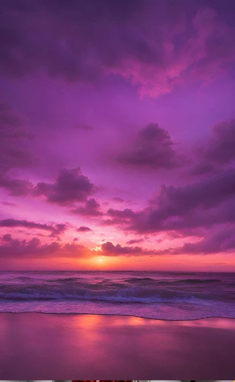 A Purple Sunset’s Aesthetic