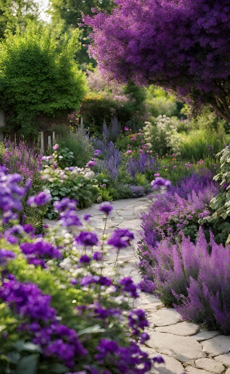 Nature’s Lavish Purple Florals