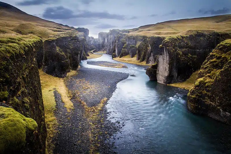 Fjadrargljufur Canyon, Kirkjubaejarklaustur