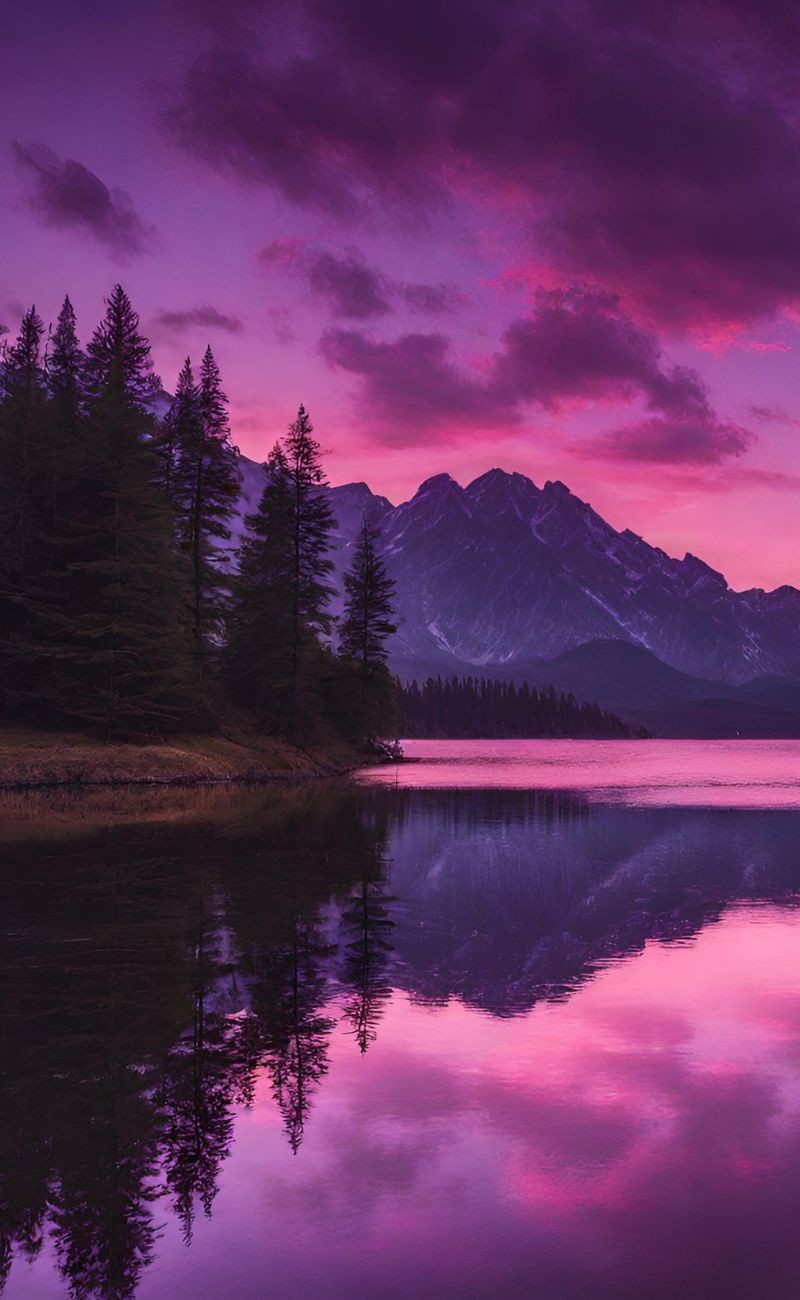 A Purple Sunset’s Aesthetic