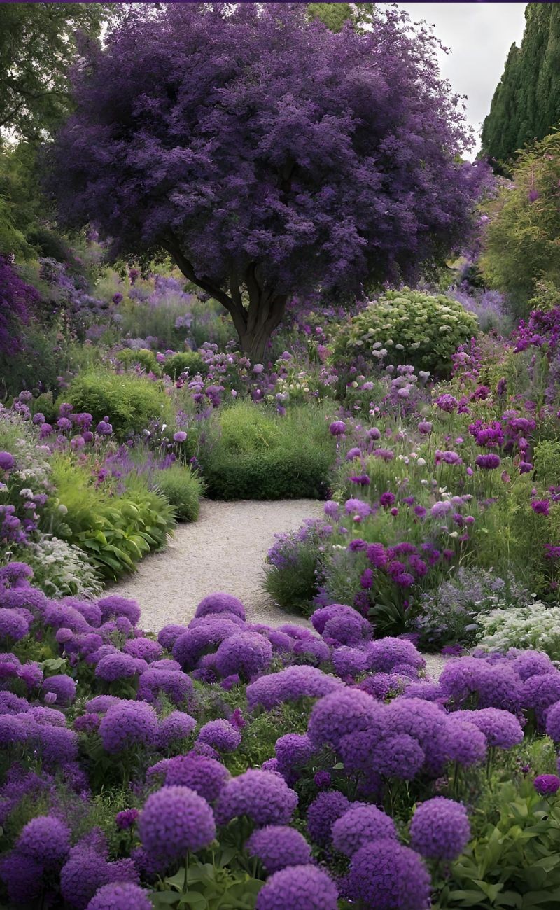 Nature’s Lavish Purple Florals