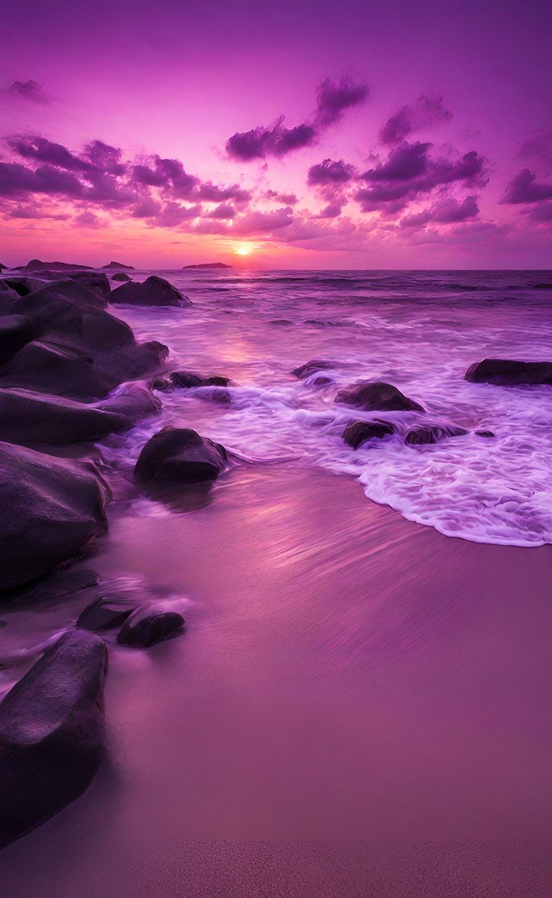 A Purple Sunset’s Aesthetic