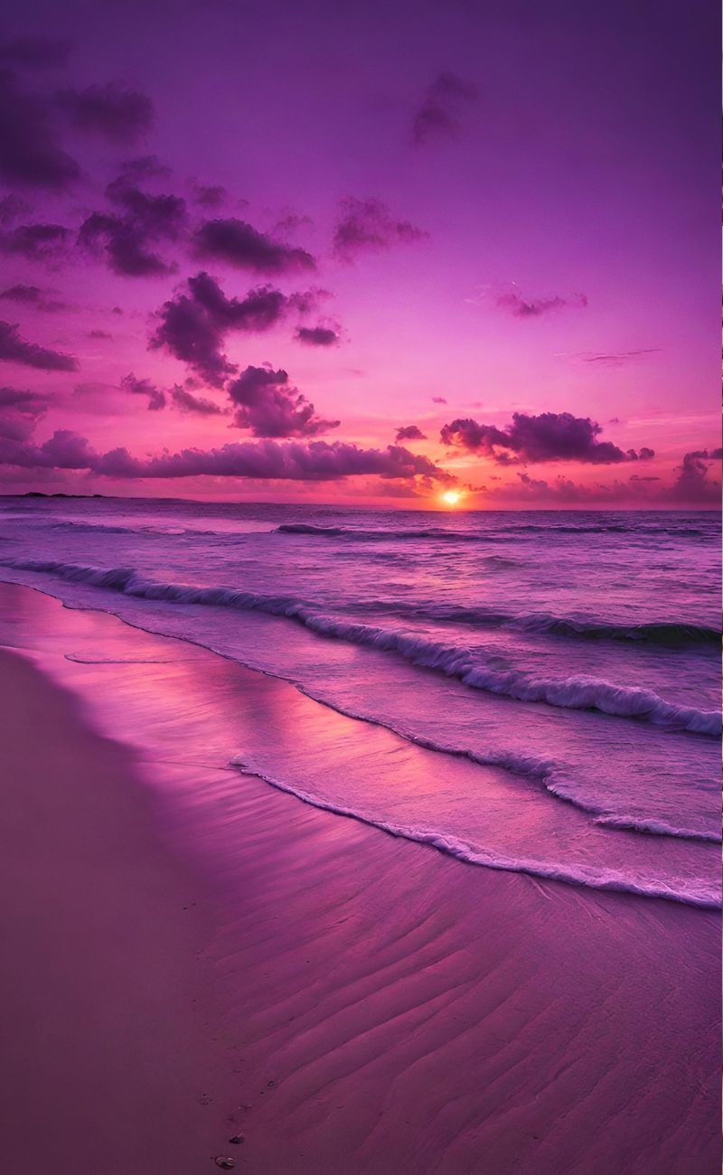 A Purple Sunset’s Aesthetic