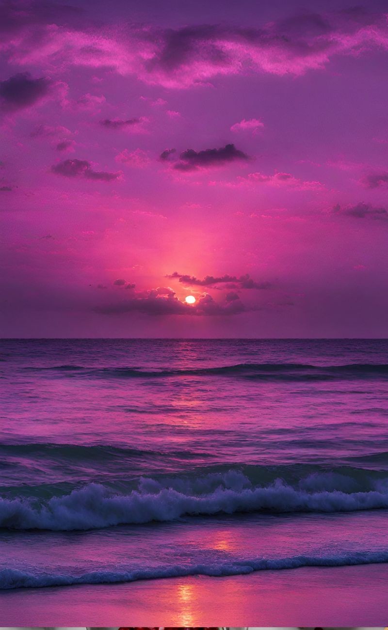 A Purple Sunset’s Aesthetic