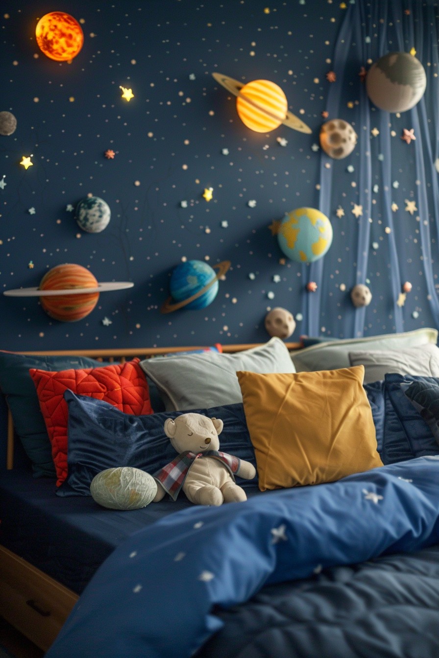 Planet and Star Wall Decals