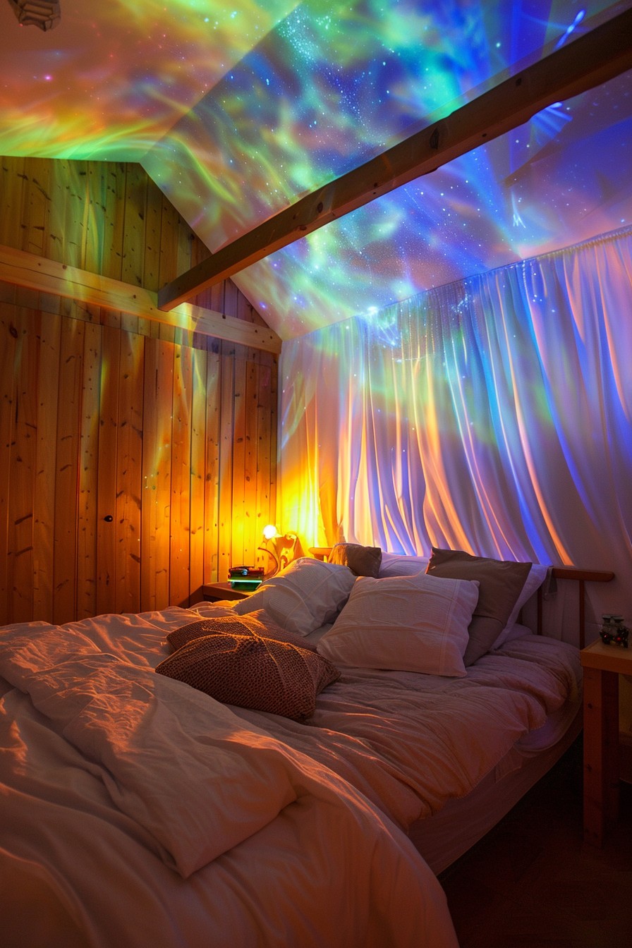 Aurora Borealis Projector Lamp